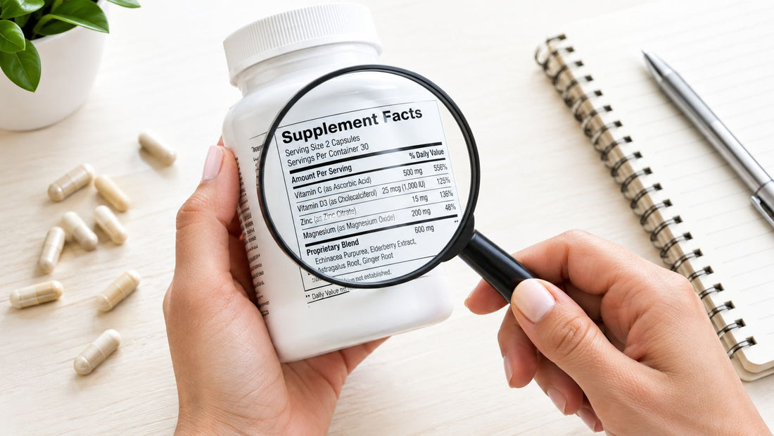 How to Read a Supplement Label the Smart Way