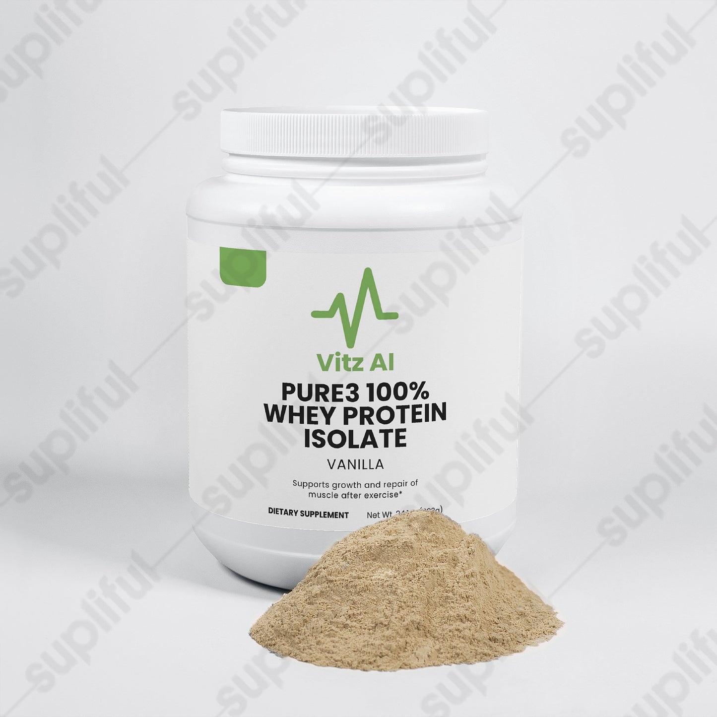 Pure3 100% Whey Protein Isolate (Vanilla)